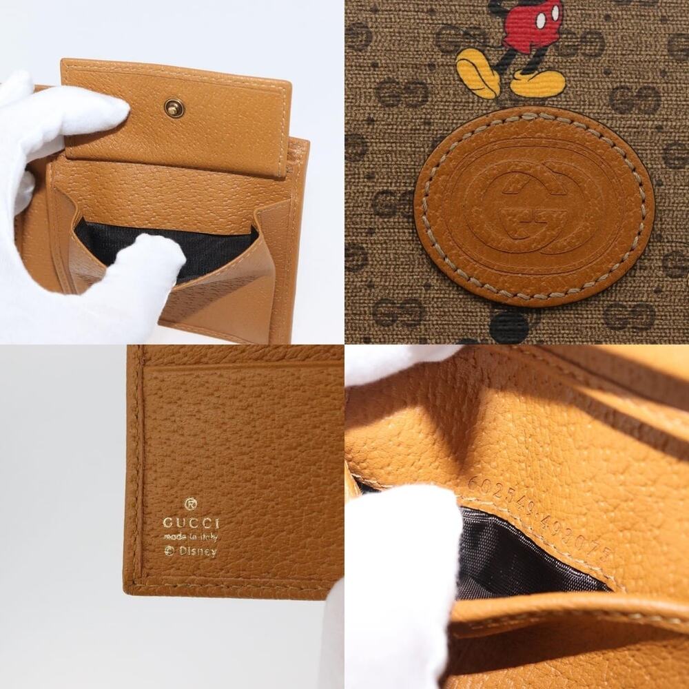 Gucci Micro GG Supreme Gucci x Disney Wallet Beige - Picture 14 of 15
